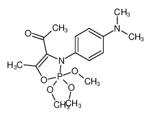 1-[3-(4-Dimethylamino-phenyl)-2,2,2-trimethoxy-5-methyl-2,3-dihydro-2λ5-[1,3,2]oxazaphosphol-4-yl]-ethanone CAS:69947-31-5 manufacturer & supplier