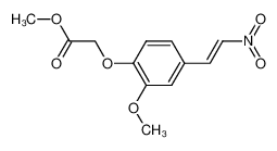 methyl 2-(2-methoxy-4-(2-nitrovinyl)phenoxy)acetate CAS:69947-60-0 manufacturer & supplier