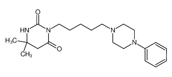 6,6-dimethyl-3-[5-(4-phenyl-piperazin-1-yl)-pentyl]-dihydro-pyrimidine-2,4-dione CAS:69949-55-9 manufacturer & supplier