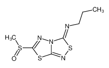 (6-methanesulfinyl-[1,3,4]thiadiazolo[2,3-c][1,2,4]thiadiazol-3-ylidene)-propyl-amine CAS:69949-93-5 manufacturer & supplier