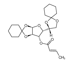 (3a'R,5'R,6'S,6a'R)-5'-((R)-1,4-dioxaspiro[4.5]decan-2-yl)tetrahydrospiro[cyclohexane-1,2'-furo[2,3-d][1,3]dioxol]-6'-yl but-2-enoate CAS:6995-38-6 manufacturer & supplier