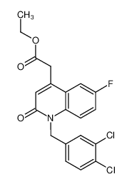 ethyl 1-(3,4-dichlorobenzyl)-6-fluoro-1,2-dihydro-2-oxoquinol-4-ylacetate CAS:69951-22-0 manufacturer & supplier