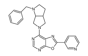 7-(1-benzylhexahydropyrrolo[3,4-b]pyrrol-5(1H)-yl)-2-(pyridin-3-yl)oxazolo[5,4-d]pyrimidine CAS:699535-94-9 manufacturer & supplier