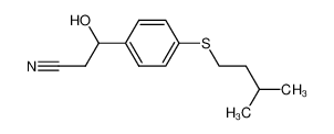 3-p-isopentylthiophenyl-3-hydroxypropionitrile CAS:69965-57-7 manufacturer & supplier