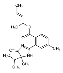 2-(4-isopropyl-4-methyl-5-oxo-4,5-dihydro-1H-imidazol-2-yl)-4-methyl-benzoic acid 1-methyl-but-2-enyl ester CAS:69969-28-4 manufacturer & supplier