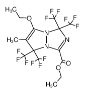 5-ethoxy-6-methyl-3,3,7,7-tetrakis-trifluoromethyl-3H,7H-pyrazolo[1,2-a][1,2,4]triazole-1-carboxylic acid ethyl ester CAS:69977-93-1 manufacturer & supplier