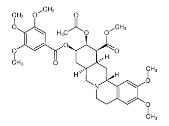 (8aS,10R,11S,12S,12aS,13aR)-11-Acetoxy-2,3-dimethoxy-10-(3,4,5-trimethoxy-benzoyloxy)-5,8,8a,9,10,11,12,12a,13,13a-decahydro-6H-isoquino[3,2-a]isoquinoline-12-carboxylic acid methyl ester CAS:69978-97-8 manufacturer & supplier