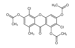 1,3,6-triacetoxy-2,5-dichloro-8-methyl-xanthen-9-one CAS:69987-55-9 manufacturer & supplier