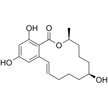 (2E,7S,11S)-7,15,17-trihydroxy-11-methyl-12-oxabicyclo[12.4.0]octadeca-1(18),2,14,16-tetraen-13-one CAS:71030-11-0 manufacturer & supplier