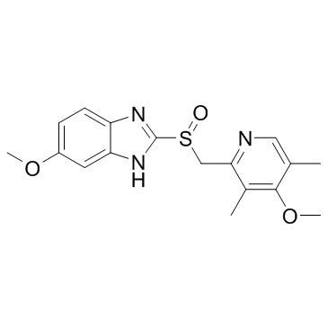 5-methoxy-2-{[(4-methoxy-3,5-dimethylpyridin-2-yl)methyl]sulfinyl}-1H-benzimidazole CAS:73590-58-6 manufacturer & supplier