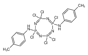 2,4,4,6,8,8-hexachloro-2-N,6-N-bis(4-methylphenyl)-1,3,5,7-tetraza-2λ&lt;sup&gt;5&lt;/sup&gt;,4λ&lt;sup&gt;5&lt;/sup&gt;,6λ&lt;sup&gt;5&lt;/sup&gt;,8λ&lt;sup&gt;5&lt;/sup&gt;-tetraphosph