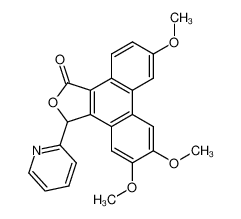 5,6,9-Trimethoxy-3-pyridin-2-yl-3H-phenanthro[9,10-c]furan-1-one CAS:79407-69-5 manufacturer & supplier