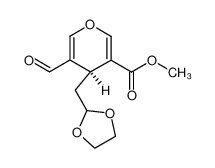 Methyl (4S)-4-(1,3-dioxolan-2-ylmethyl)-5-formyl-4H-pyran-3-carboxylate CAS:79409-48-6 manufacturer & supplier