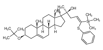 (Z)-(S)-2-((3S,8S,9S,10R,13S,14S,17S)-3-tert-Butoxy-10,13-dimethyl-2,3,4,7,8,9,10,11,12,13,14,15,16,17-tetradecahydro-1H-cyclopenta[a]phenanthren-17-yl)-5-phenylsulfanyl-5-trimethylsilanyl-pent-4-en-2-ol CAS:79409-71-5 manufacturer & supplie