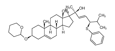 (3β,20S,22E,24S)-24-(phenylthio)-3-((tetrahydro-2H-pyran-2-yl)oxy)cholesta-5,22-dien-20-ol CAS:79409-83-9 manufacturer & supplier