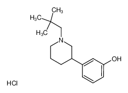 3-[1-(2,2-Dimethyl-propyl)-piperidin-3-yl]-phenol; hydrochloride CAS:79412-44-5 manufacturer & supplier