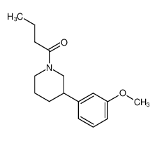 N-butyryl-3-(3-methoxyphenyl)piperidine CAS:79412-66-1 manufacturer & supplier