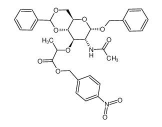 2-((4aR,6S,7R,8R,8aS)-7-Acetylamino-6-benzyloxy-2-phenyl-hexahydro-pyrano[3,2-d][1,3]dioxin-8-yloxy)-propionic acid 4-nitro-benzyl ester CAS:79416-08-3 manufacturer & supplier