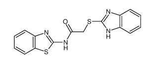 2-(1H-Benzoimidazol-2-ylsulfanyl)-N-benzothiazol-2-yl-acetamide CAS:79420-24-9 manufacturer & supplier