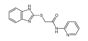 2-(1H-Benzoimidazol-2-ylsulfanyl)-N-pyridin-2-yl-acetamide CAS:79420-25-0 manufacturer & supplier