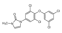 1-methyl-3-[3,5-dichloro-4-(3,5-dichlorophenoxy)phenyl]-4-imidazolin-2-one CAS:79423-47-5 manufacturer & supplier