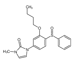 1-METHYL-3-[4-(PHENYLSULFINYL)-3-BUTOXY-PHENYL]-4-IMIDAZOLIN-2-ONE CAS:79423-78-2 manufacturer & supplier