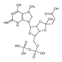 2',3'-O-(3-Carboxy-1-methylpropylidene)-7-methyl-7,8-dihydroguano sine 5'-(trihydrogen diphosphate) CAS:79441-42-2 manufacturer & supplier