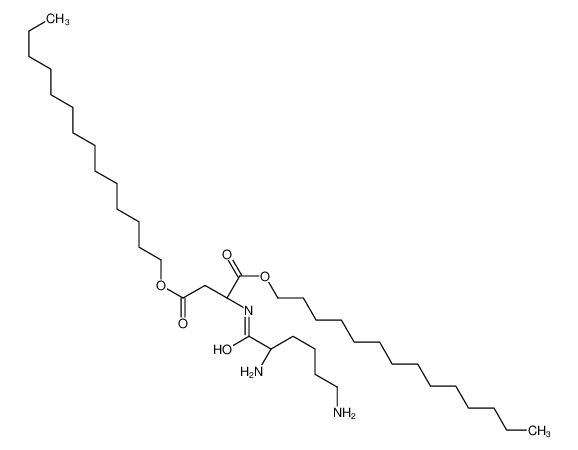 ditetradecyl (2S)-2-[[(2S)-2,6-diaminohexanoyl]amino]butanedioate CAS:794489-96-6 manufacturer & supplier