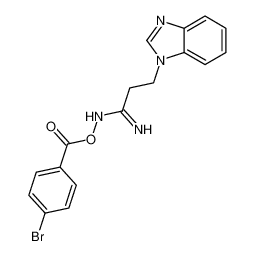 1H-Benzimidazole-1-propanimidamide, N-[(4-bromobenzoyl)oxy]- CAS:794494-35-2 manufacturer & supplier