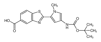 2- (4-tert-butoxycarbonylamino-1-methyl-1H-pyrrol-2-yl)benzothiazole-5-carboxylic acid CAS:794514-03-7 manufacturer & supplier