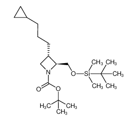 tert-butyl (2S,3S)-2-(((tert-butyldimethylsilyl)oxy)methyl)-3-(3-cyclopropylpropyl)azetidine-1-carboxylate CAS:794514-72-0 manufacturer & supplier