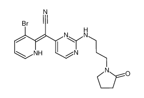 α-(3-bromo-2(1H)-pyridinylidene)-2-[[3-(2-oxo-1-pyrrolidinyl)propyl]amino]-4-pyrimidineacetonitrile CAS:794522-37-5 manufacturer & supplier