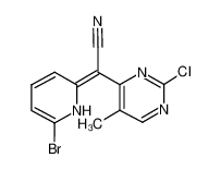 α-(6-bromo-2(1H)-pyridinylidene)-2-chloro-5-methyl-4-pyrimidineacetonitrile CAS:794522-82-0 manufacturer & supplier