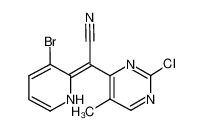 α-(3-bromo-2(1H)-pyridinylidene)-2-chloro-5-methyl-4-pyrimidineacetonitrile CAS:794522-83-1 manufacturer & supplier