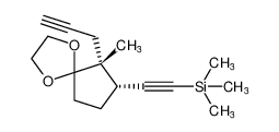 rel-trimethyl(((6R,7R)-6-methyl-6-(prop-2-yn-1-yl)-1,4-dioxaspiro[4.4]nonan-7-yl)ethynyl)silane CAS:794523-87-8 manufacturer & supplier