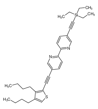 2,2'-Bipyridine, 5-[(3,4-dibutyl-2-thienyl)ethynyl]-5'-[(triethylsilyl)ethynyl]- CAS:794529-21-8 manufacturer & supplier