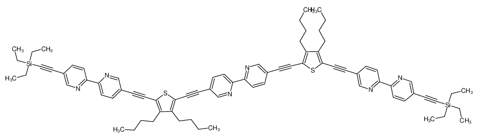 5,5'-bis[(3,4-dibutyl-5-{[5'-(triethylsilylethynyl)-2,2'-bipyridin-5-yl]ethynyl}thien-2-yl)ethynyl]-2,2'-bipyridine CAS:794529-24-1 manufacturer & supplier