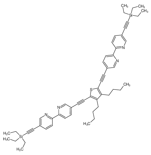 3,4-dibutyl-2,5-bis({5'-[(triethylsilyl)ethynyl]-2,2'-bipyridin-5-yl}ethynyl)thiophene CAS:794529-29-6 manufacturer & supplier