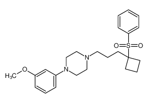 1-(3-methoxyphenyl)-4-(3-(1-(phenylsulfonyl)cyclobutyl)propyl)piperazine CAS:794530-60-2 manufacturer & supplier