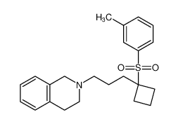 2-(3-(1-(m-tolylsulfonyl)cyclobutyl)propyl)-1,2,3,4-tetrahydroisoquinoline CAS:794530-81-7 manufacturer & supplier