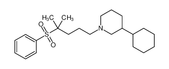 Piperidine, 3-cyclohexyl-1-[4-methyl-4-(phenylsulfonyl)pentyl]- CAS:794530-90-8 manufacturer & supplier