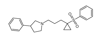 Pyrrolidine, 3-phenyl-1-[3-[1-(phenylsulfonyl)cyclopropyl]propyl]- CAS:794531-35-4 manufacturer & supplier