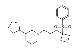 Piperidine, 3-cyclopentyl-1-[3-[1-(phenylsulfonyl)cyclobutyl]propyl]- CAS:794531-70-7 manufacturer & supplier