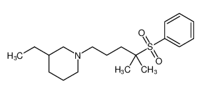 Piperidine, 3-ethyl-1-[4-methyl-4-(phenylsulfonyl)pentyl]- CAS:794531-85-4 manufacturer & supplier