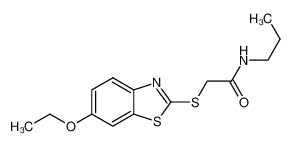 2-(6-ethoxybenzo[d]thiazol-2-ylthio)-N-propylacetamide CAS:794538-56-0 manufacturer & supplier