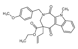 ethyl 4-allyl-2-(4-methoxybenzyl)-10-methyl-1,5-dioxo-1,2,3,4,5,10-hexahydroazepino[3,4-b]indole-4-carboxylate CAS:794547-73-2 manufacturer & supplier