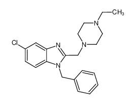 1-benzyl-5-chloro-2-((4-ethylpiperazin-1-yl)methyl)-1H-benzo[d]imidazole CAS:794551-83-0 manufacturer & supplier