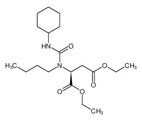 L-Aspartic acid, N-butyl-N-[(cyclohexylamino)carbonyl]-, diethyl ester CAS:794563-35-2 manufacturer & supplier