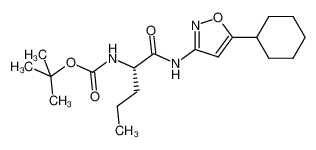 [1-(5-cyclohexyl-isoxazol-3-ylcarbamoyl)-butyl]-carbamic acid tert-butyl ester CAS:794564-77-5 manufacturer & supplier