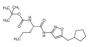 [1-(5-cyclopentylmethyl-isoxazol-3-ylcarbamoyl)-butyl]-carbamic acid tert-butyl ester CAS:794564-78-6 manufacturer & supplier